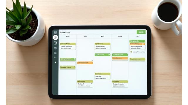 Vizualizarea unui calendar digital modern cu evenimente de grup de suport programate și detalii de întâlnire.